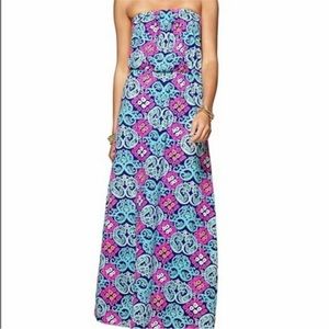 Lilly Pulitzer Marlisa strapless maxi dress
